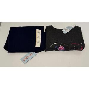 New Cat & Jack T Shirts Size Small 6/7 Blue/Gray